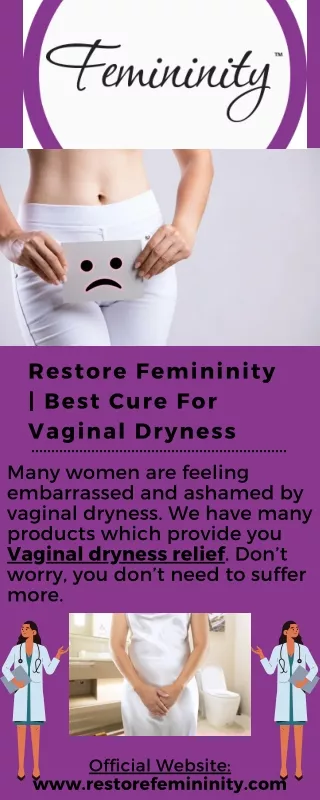 restore femininity best cure for vaginal dryness