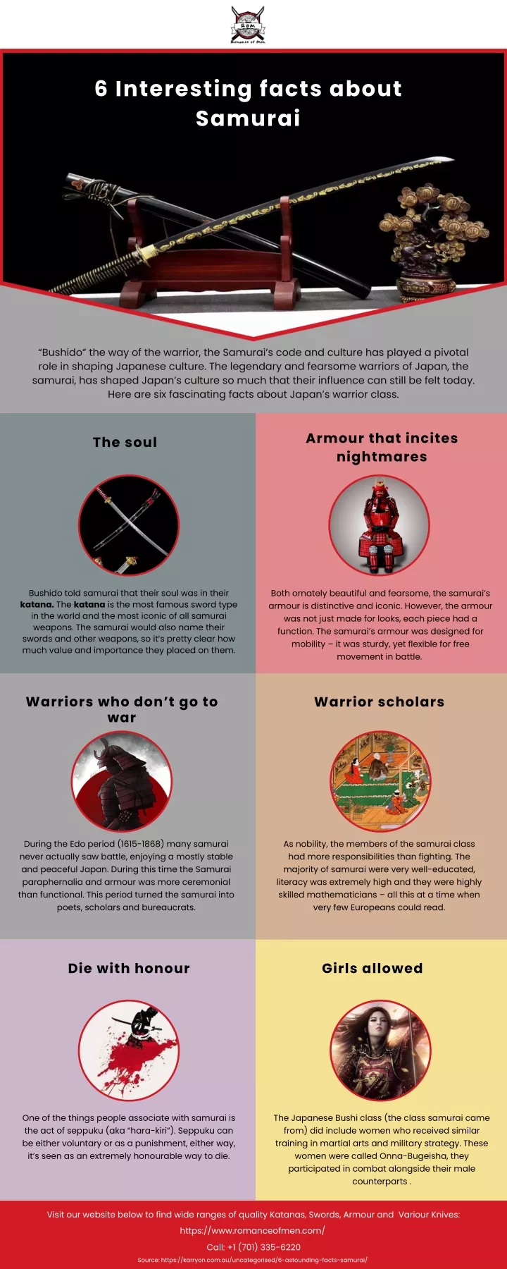 6 interesting facts about samurai