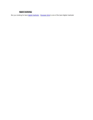 Digital  marketing pdf file