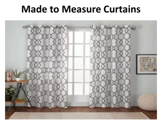 made to measure curtains