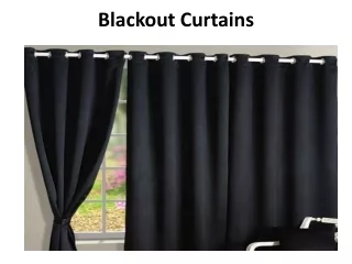 blackout curtains