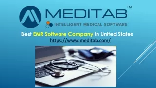 One of the best EMR Software Company in USA