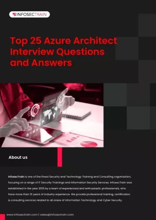 Top 25 Azure Architect Interview Questions and Answers