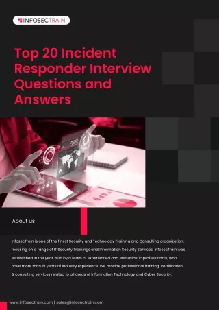 Top 20 Incident Responder Interview Questions and Answers