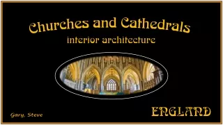 churches and cathedrals