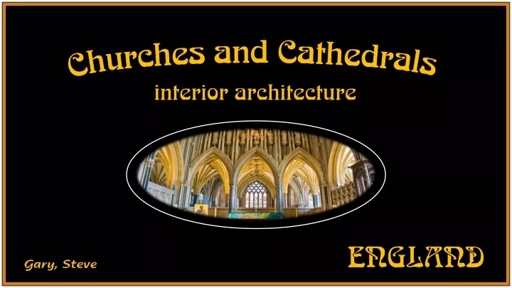 churches and cathedrals