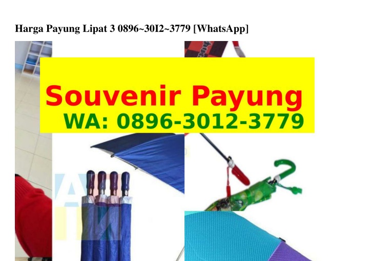 harga payung lipat 3 0896 30i2 3779 whatsapp