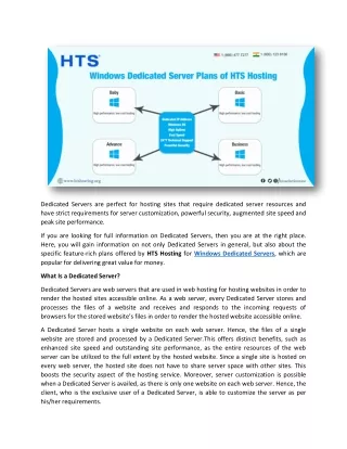 dedicated servers are perfect for hosting sites