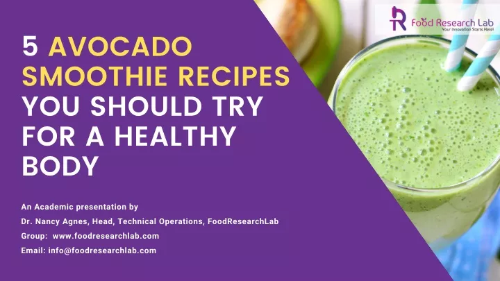 5 avocado smoothie recipes you should