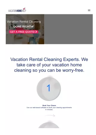 Vacation Home Cleaning