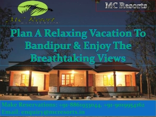 Plan A Relaxing Vacation To Bandipur & Enjoy The Breathtaking Views