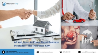 All You Need to Know About Business Insurance - The Insurance City