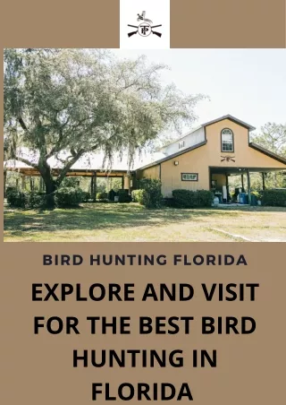 Visit For Best Bird Hunting In Florida