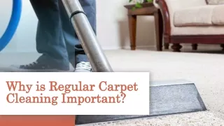 Why is Regular Carpet Cleaning Important