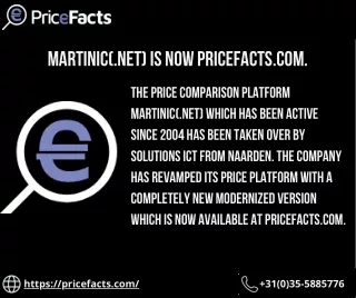 Martinic(.net) is now PriceFacts.com