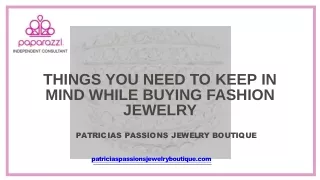 Things You Need To Keep In Mind While Buying Fashion Jewelry