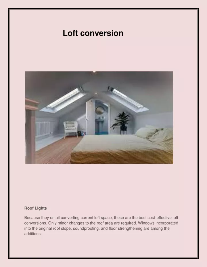 loft conversion