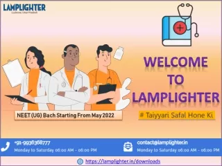 Download NEET Syllabus 2022 – Lamplighter