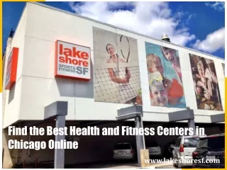 Best Health and Fitness Centers in Chicago