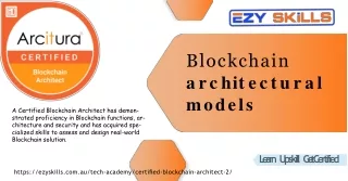 Do You Know How to Know about The Blockchain Architectural Models? - Visit at EZ