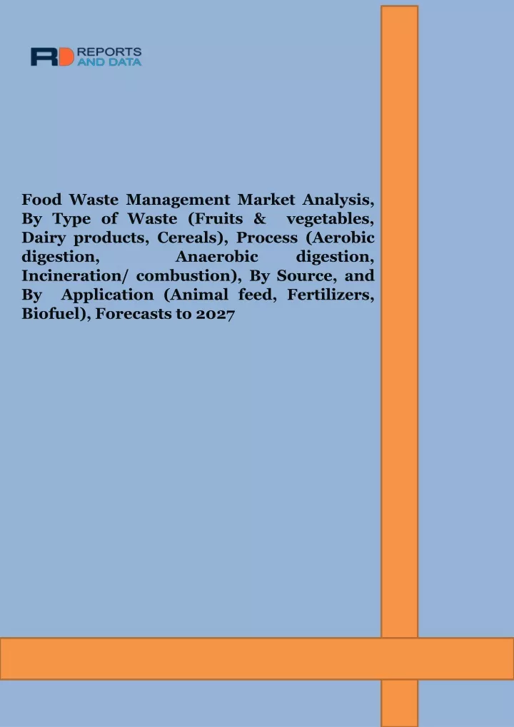 food waste management market analysis by type