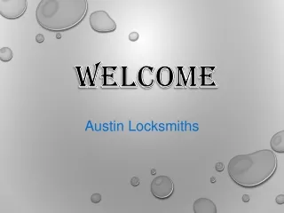welcome