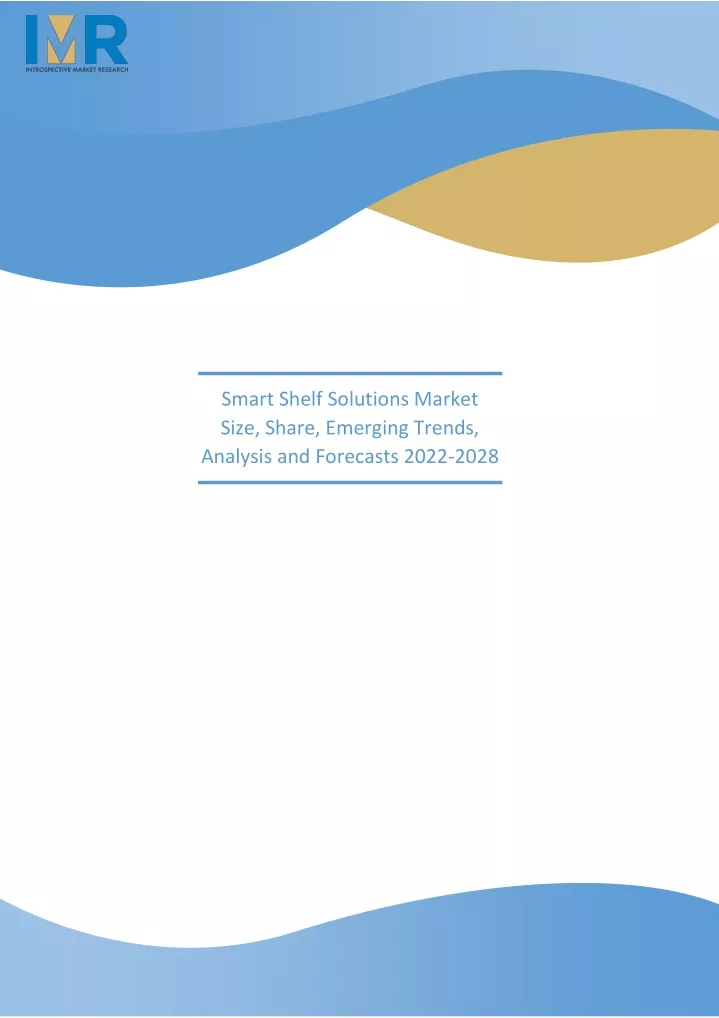 smart shelf solutions market size share emerging