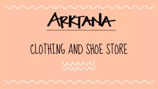 clothing and shoe store