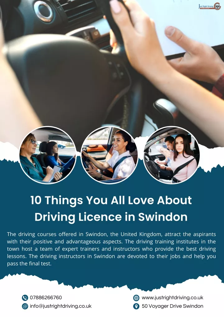 10 things you all love about driving licence