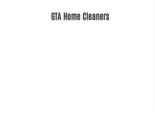 gta home cleaners