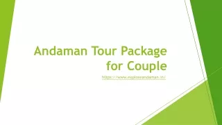 andaman tour package for couple
