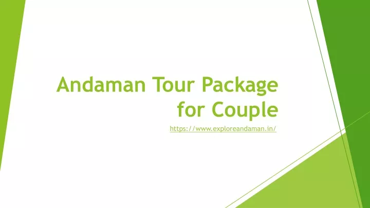 andaman tour package for couple