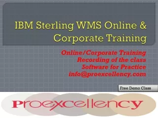 ibm sterling wms o nline corporate training