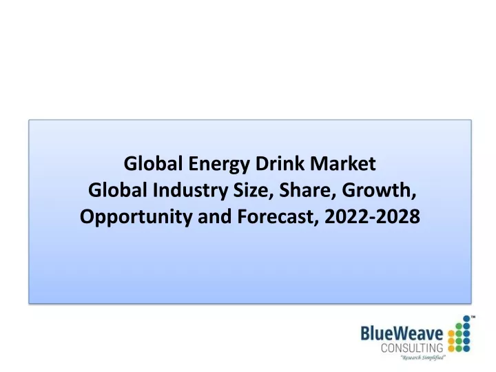 global energy drink market global industry size