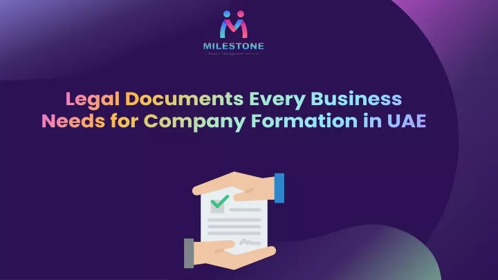 legal documents every business needs for company
