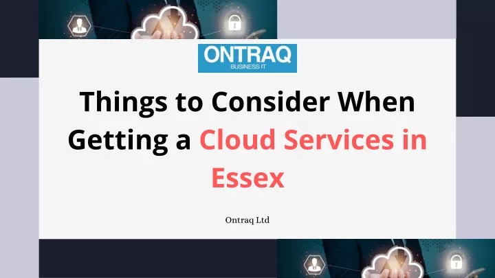 things to consider when getting a cloud services