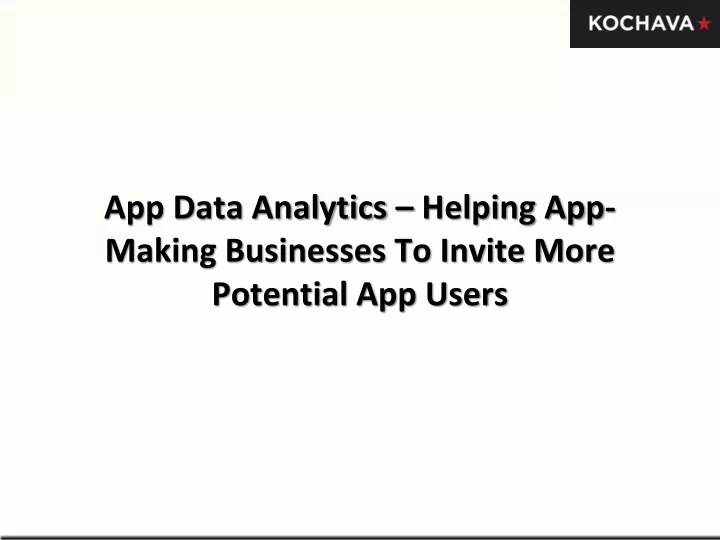 app data analytics helping app making businesses