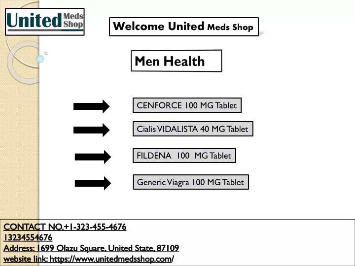 welcome united meds shop