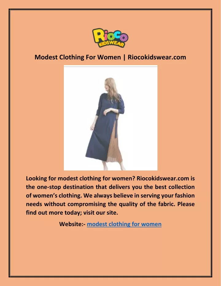 modest clothing for women riocokidswear com