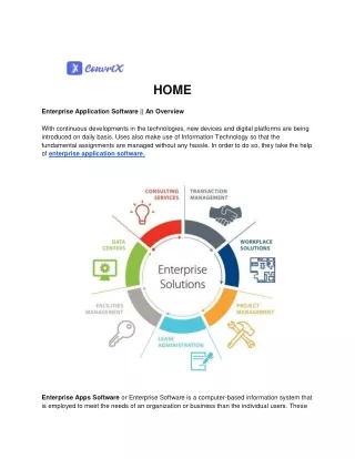 Enterprise Application Software