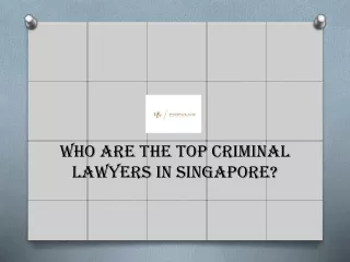 who are the top criminal lawyers in singapore