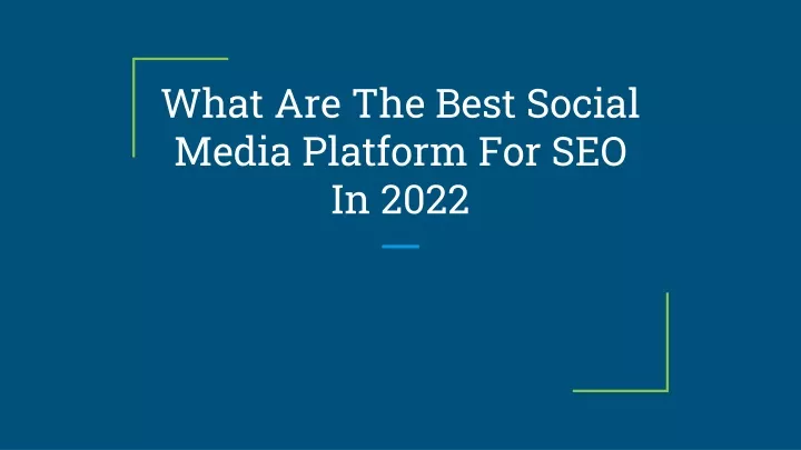 what are the best social media platform