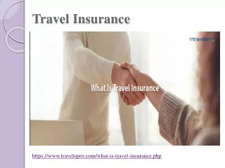 travel insurance