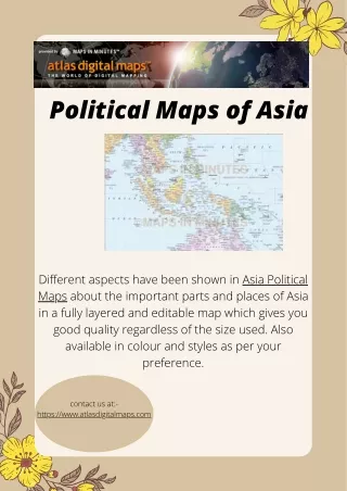 Political Maps of Asia