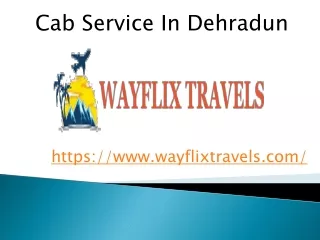 cab service in dehradun