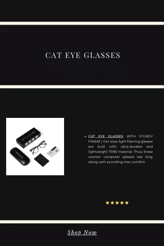 Cat Eye glasses