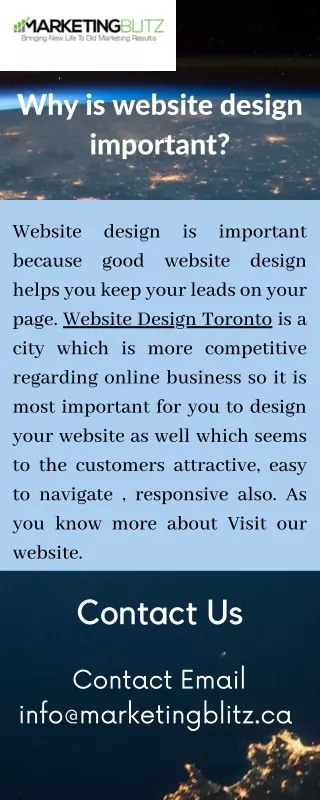 Why is website design important