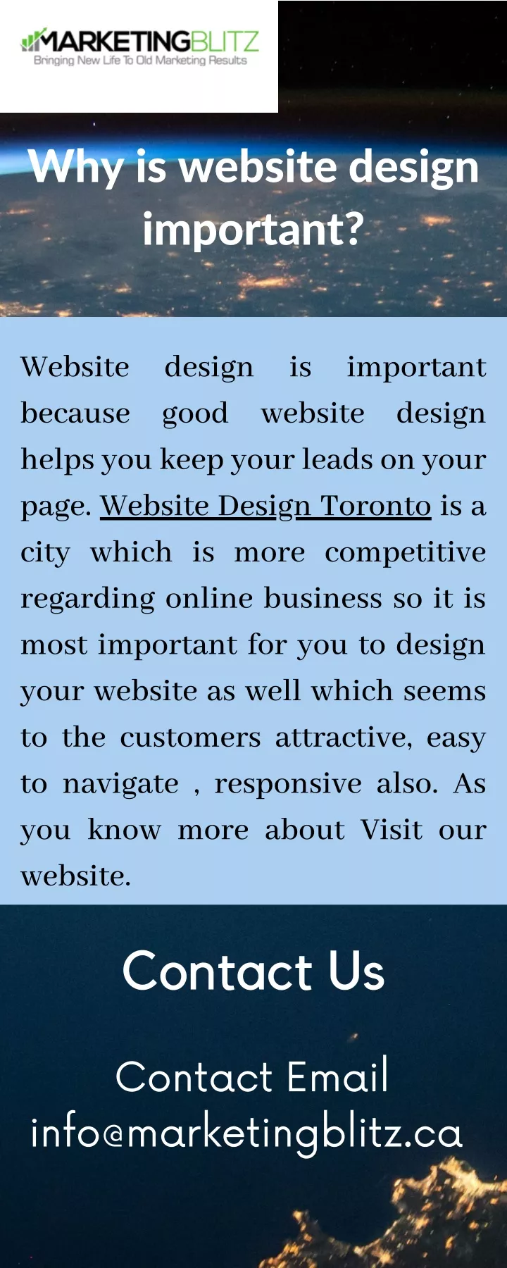 why is website design important