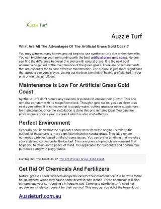 auzzie turf