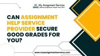 can assignment help service provider secure good